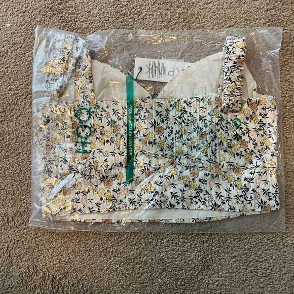 NWT MINKPINK Surrey Multicolor Floral Cotton Top M - Picture 6 of 6